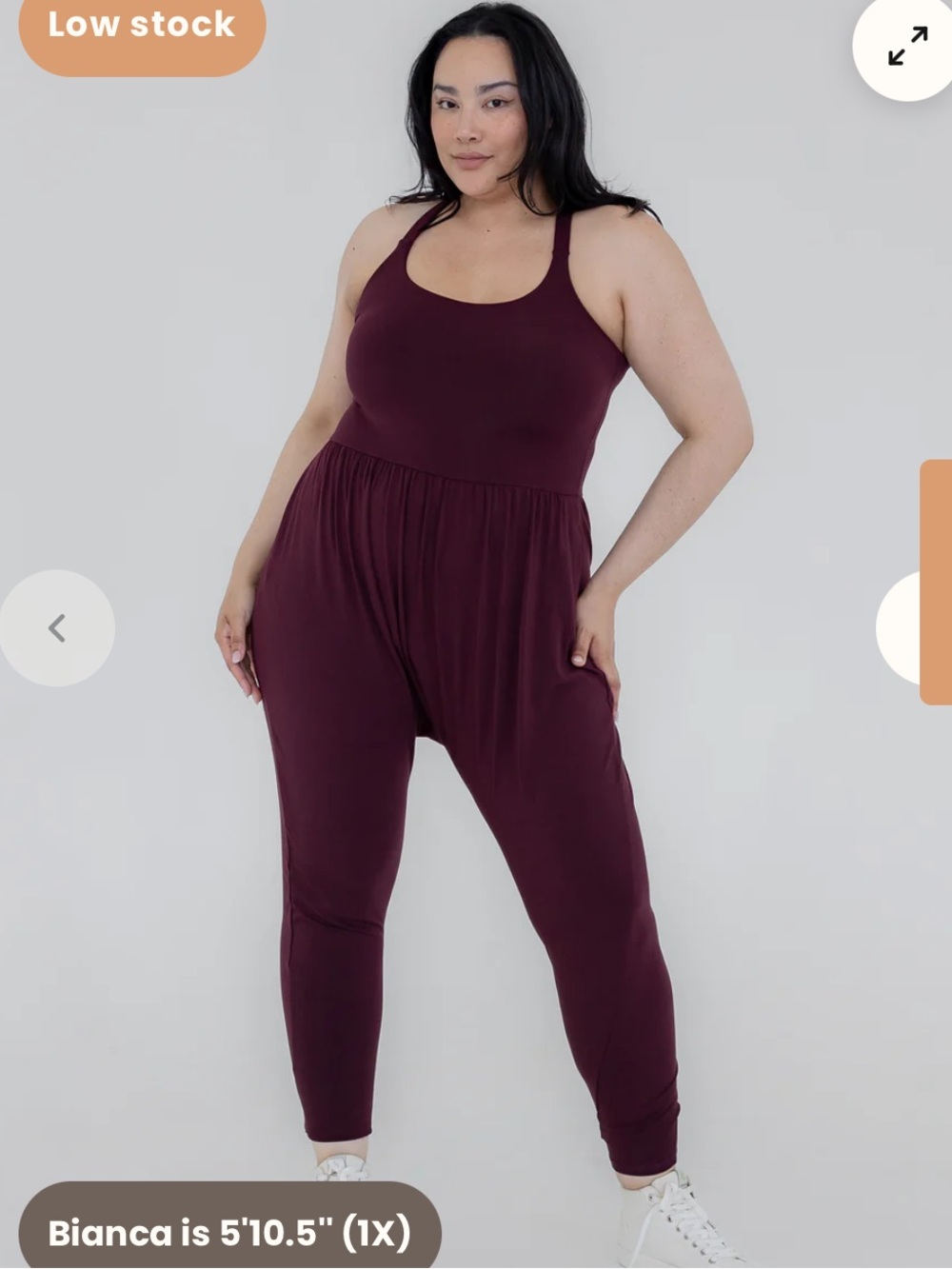 Imbodhi Burgundy Jumpsuit
